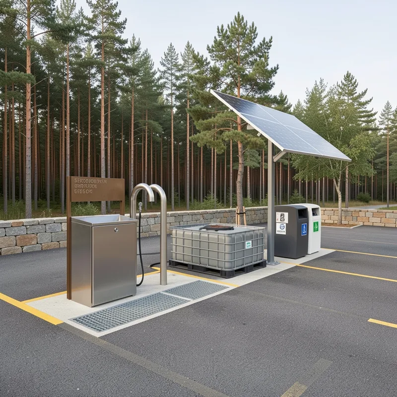 Aire de service camping-car par département : tarifs, équipements et cartes 2026