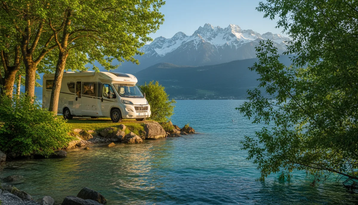 Aires de camping-car à Annecy : guide complet 2026